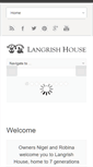 Mobile Screenshot of langrishhouse.co.uk